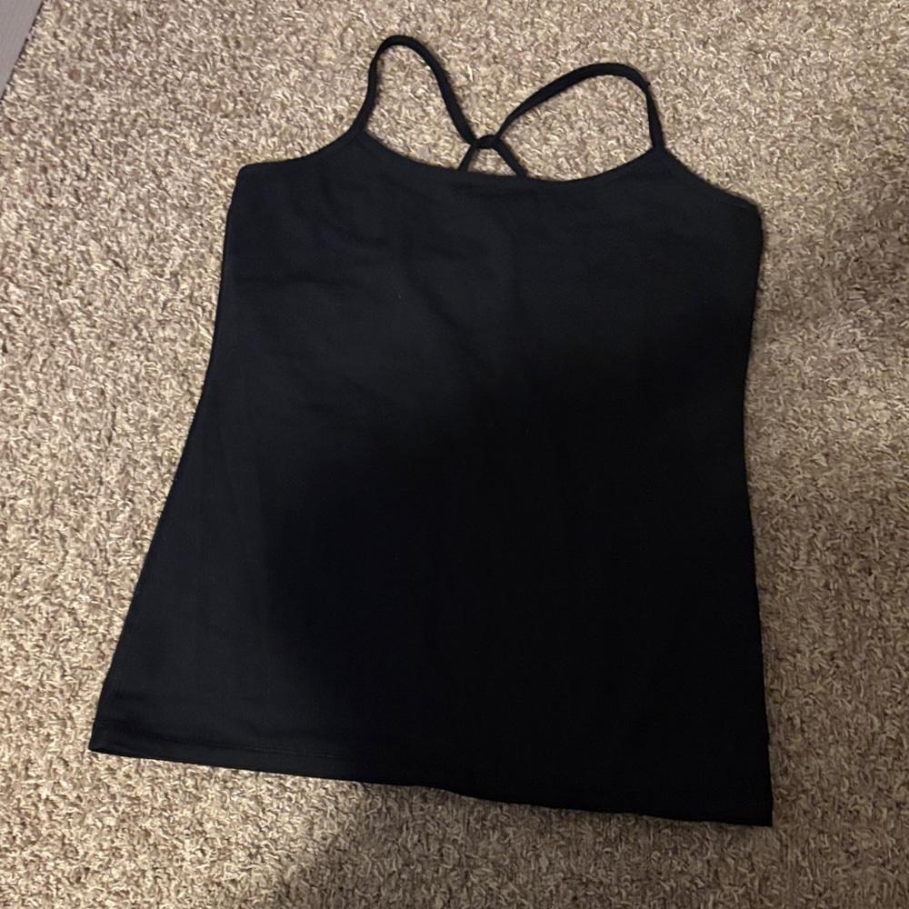 Black Women's Strappy Lululemon Tank Top